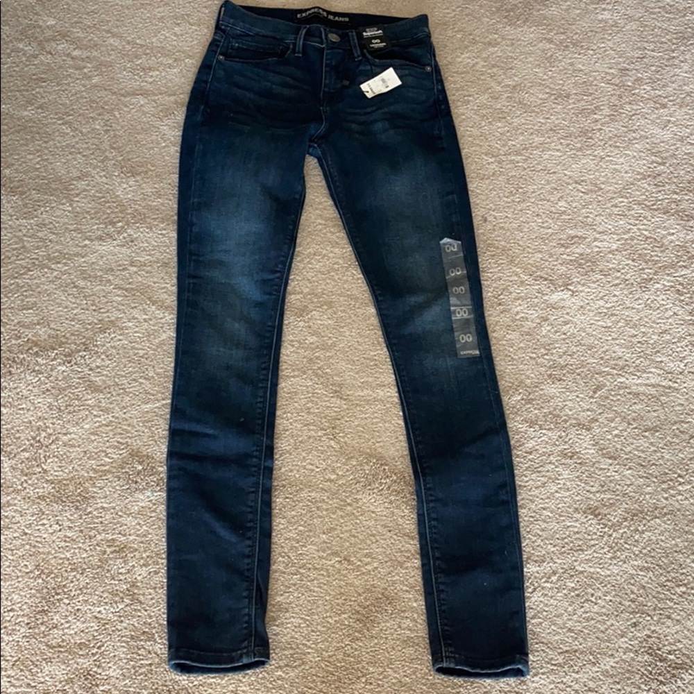 Express super soft mid rise jeans size 00